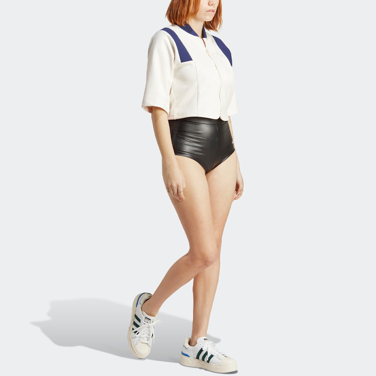 (Women) adidas Originals Blue Version  Crop Track Top Jacket Pink/White. IB5793 圖 5