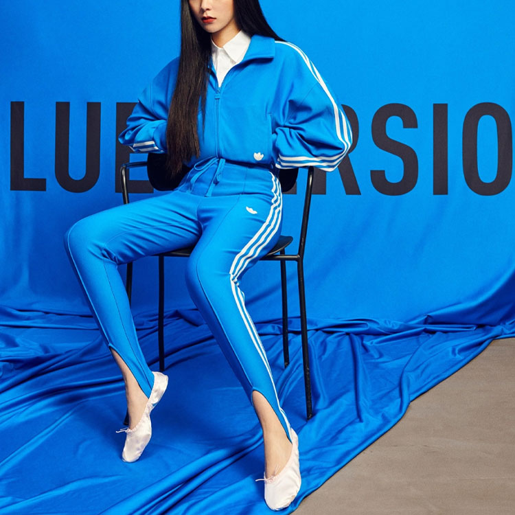 Details for (W) adidas Originals Blue Version Colorblock Track Jacket - Biru. H20389