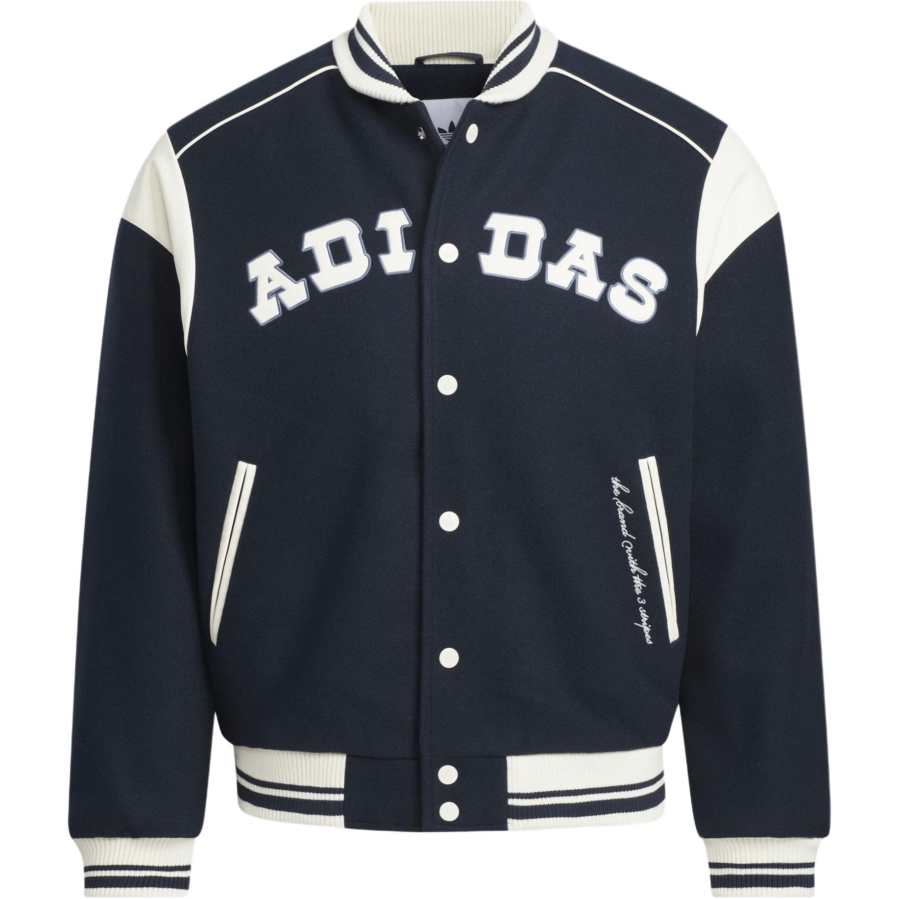 (Women) adidas Originals Bomber Jacket Navy/Off-White Casual Sportswear JD6379
