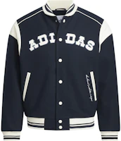 (Women) adidas Originals Bomber Jacket Navy/Off-White Casual Sportswear JD6379 (Women) adidas Originals Bomber Jacket Navy/Off-White Casual Sportswear JD6379