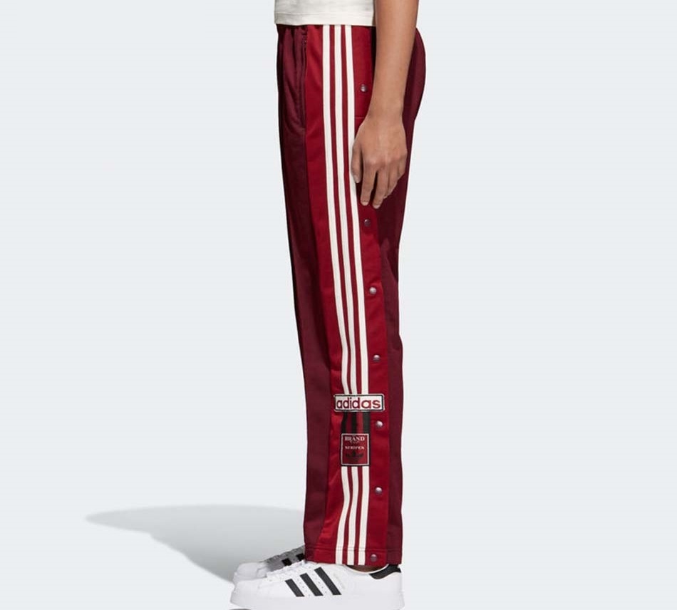Details for (W) 阿迪达斯经典复古酒红扣子运动裤 CE1005