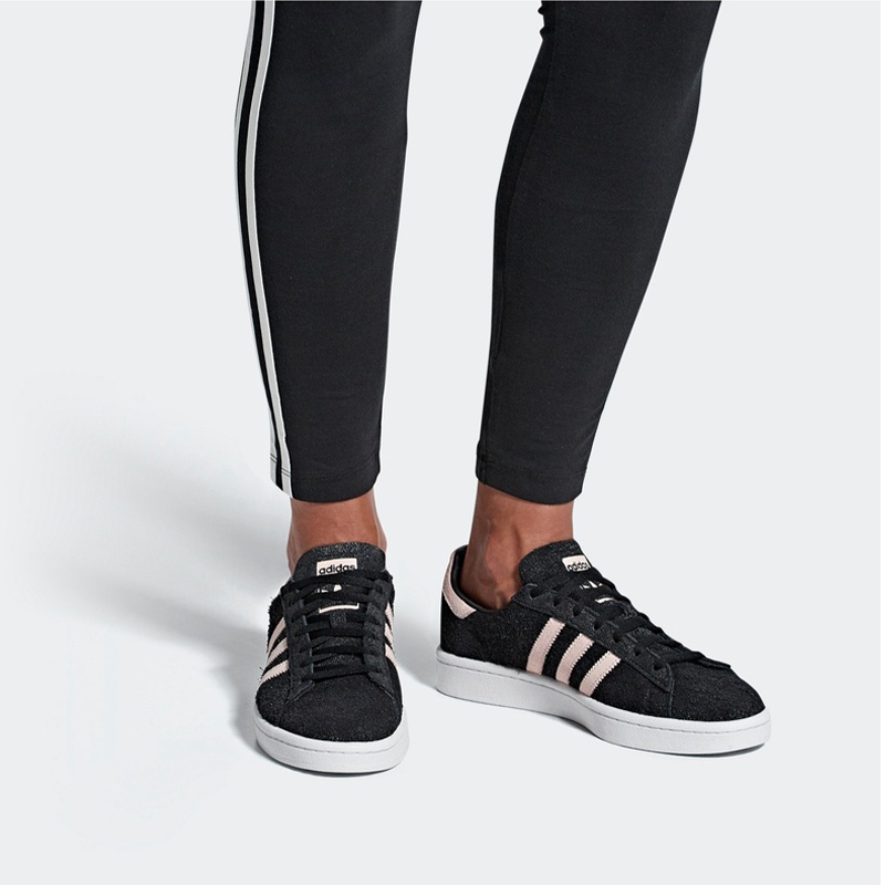 Sizing (W) 아디다스 오리지널 캠퍼스 블랙핑크 (Adidas Originals Campus Black Pink) DB3055