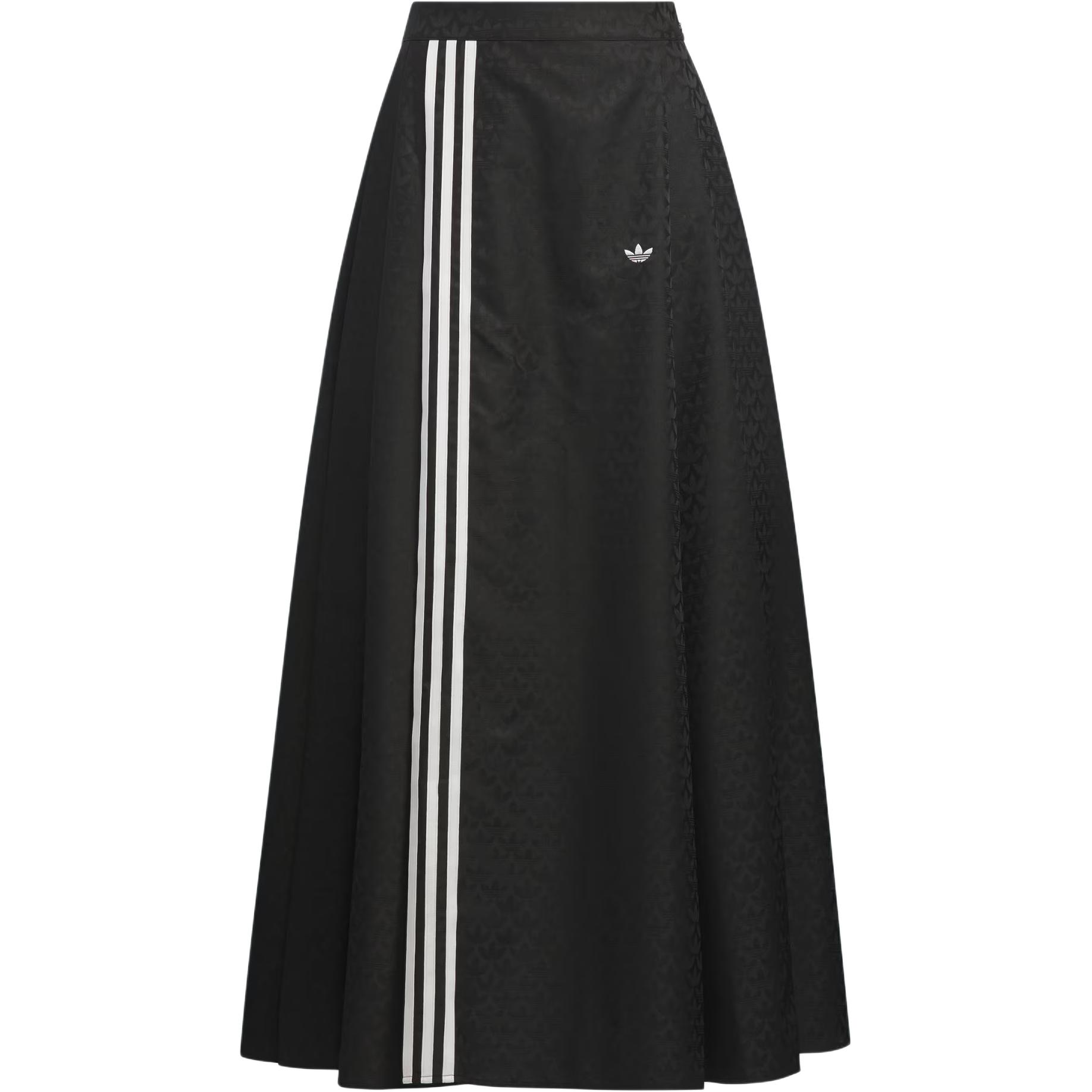 (Women) adidas Originals Chinese New Year Logo 3-Stripes Casual Long Skirt KC5843
