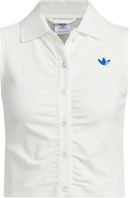 (W) adidas Originals Chinese V-Day Sleeveless Polo Knit Top - Putih Cerah JM2710 Buy (W) adidas Originals Chinese V-Day Sleeveless Polo Knit Top - Putih Cerah JM2710