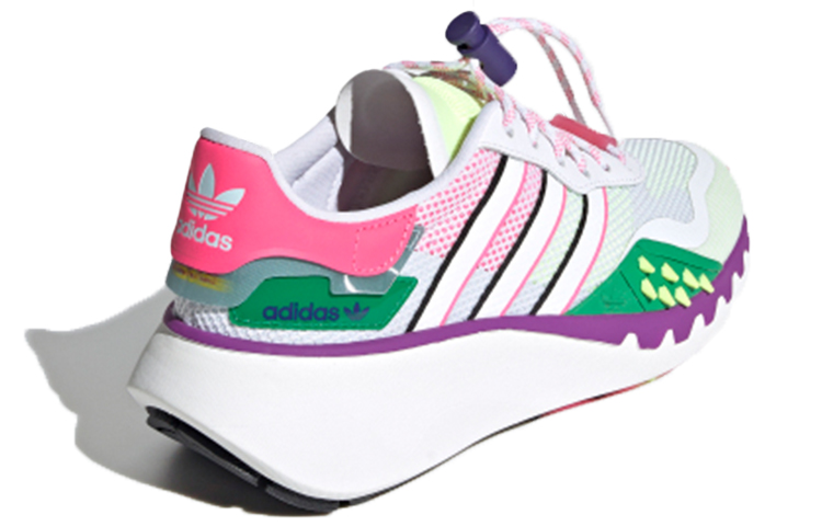 (W) adidas originals Choigo 'White Pink Green' 圖 4