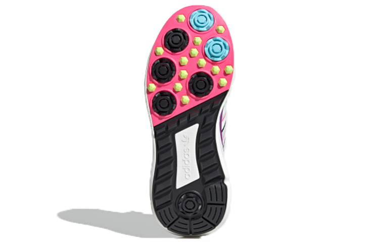 (W) adidas originals Choigo 'White Pink Green' 圖 6