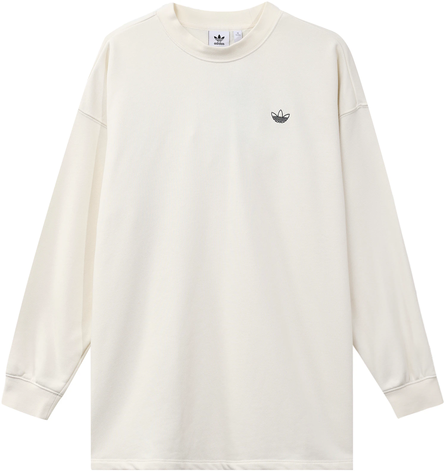women-adidas-originals-chork-logo-embroidered-crewneck-sweater-white-fm-1923