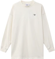 (Women) adidas Originals Chork Logo Embroidered Crewneck Sweater - White FM1923 (Women) adidas Originals Chork Logo Embroidered Crewneck Sweater - White FM1923