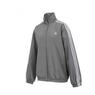 (Women) adidas Originals Classics 3-Stripes Oversized Track Jacket Grey Women JD3394