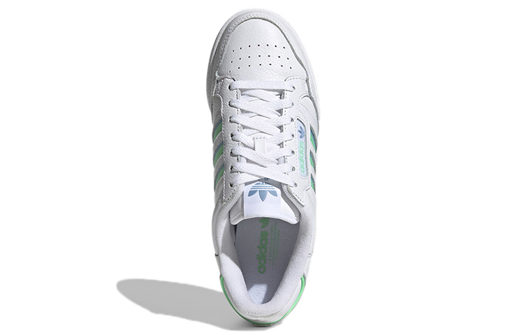 (W) adidas Originals Continental 80 Stripes 'White Green' 圖 5