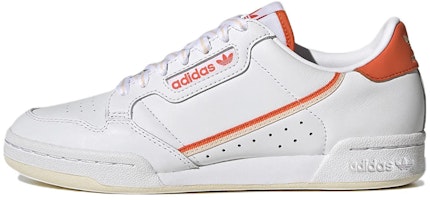 (Women) adidas Originals Continental 80 'White Orange' GX4460 (Women) adidas Originals Continental 80 'White Orange' GX4460