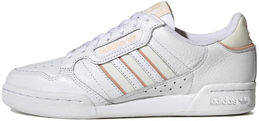Women adidas Originals Continental 80 White Orange GX4432