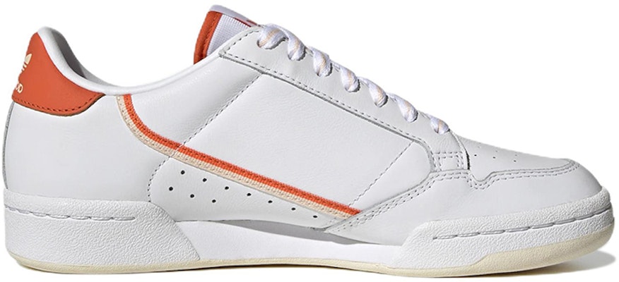 (W) adidas Originals Continental 80 'Putih Jingga' GX4460 Order (W) adidas Originals Continental 80 'Putih Jingga' GX4460