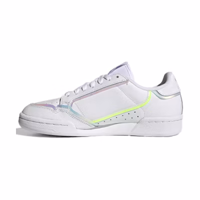 (W) adidas originals Continental 80 'White Purple Yellow'