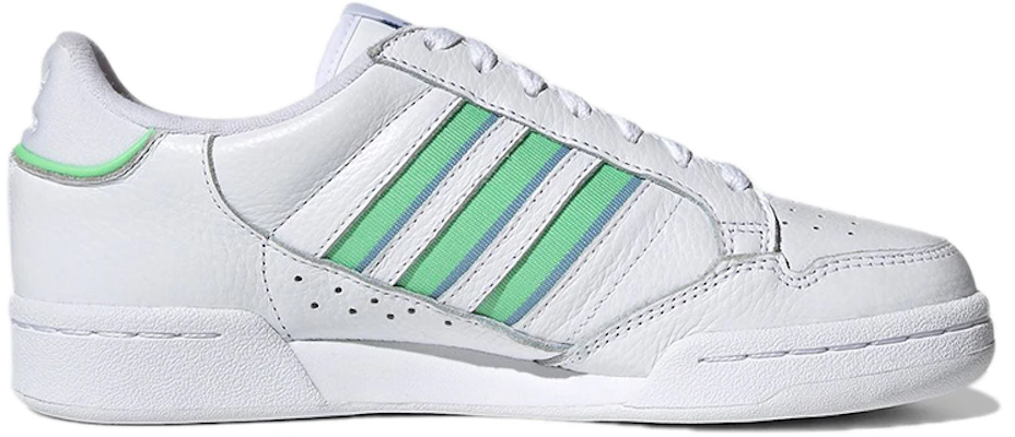 (Women) adidas Originals Continental 80 Stripes 'White Green' H06590 Order (Women) adidas Originals Continental 80 Stripes 'White Green' H06590