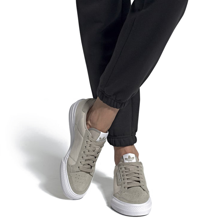 (W) adidas originals Continental Vulc 'Brown White' 圖 7