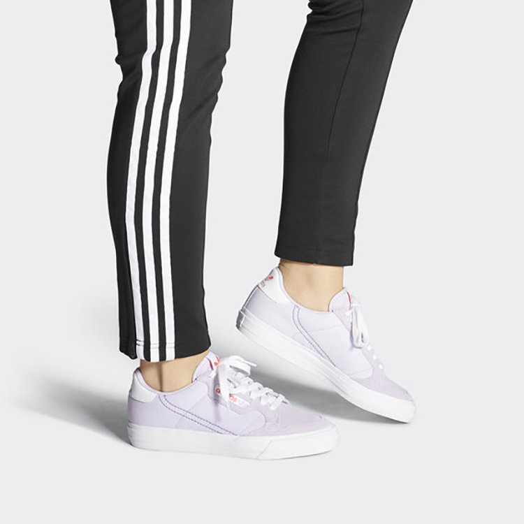 Sizing (W) 阿迪达斯三叶草 Continental Vulc '薰衣草'配色 FV5362