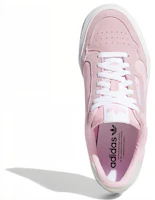 Shop (W) adidas Originals Continental Vulc Merah Jambu Gelap EG2681