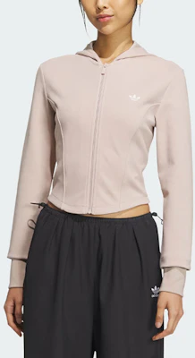 (W) 아디다스 오리지널 코르셋 후드 재킷 그레이 브라운 로고 운동 코트 IX1907 Shop (W) 아디다스 오리지널 코르셋 후드 재킷 그레이 브라운 로고 운동 코트 IX1907