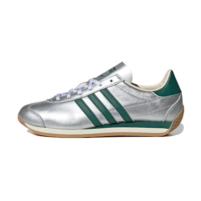 (W) adidas Originals Country "Silver Metallic/College Green/Cream White"