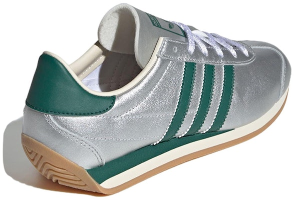 (W) adidas Originals Country OG "Perak Metalik/Hijau Kolej/Putih Krim" IE8412 Shop (W) adidas Originals Country OG "Perak Metalik/Hijau Kolej/Putih Krim" IE8412