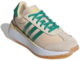 adidas originals COUNTRY XLG 復古經典 防滑耐磨 低筒 日常休閒鞋 女款 米綠白 Lookbook adidas originals COUNTRY XLG 復古經典 防滑耐磨 低筒 日常休閒鞋 女款 米綠白