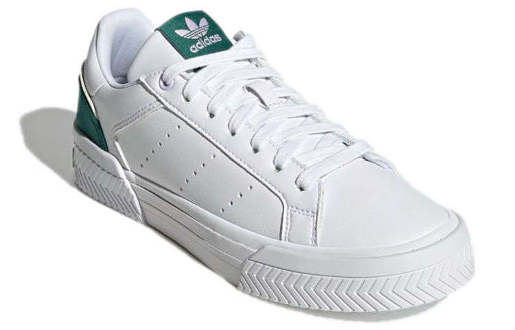 (W) adidas originals Court Tourino 'Bright White Green' 圖 3