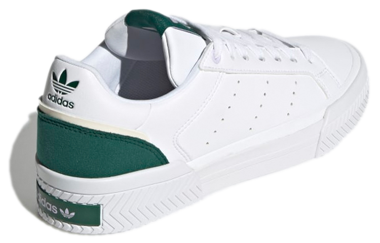 (W) adidas originals Court Tourino 'Bright White Green' 圖 4