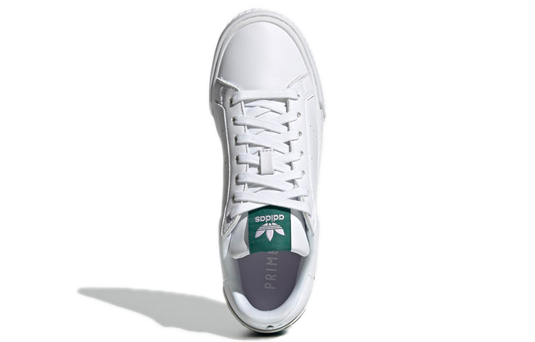 (W) adidas originals Court Tourino 'Bright White Green' 圖 5