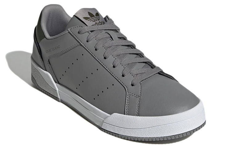 Lookbook adidas originals Court Tourino 耐磨防滑休閒板鞋 灰色
