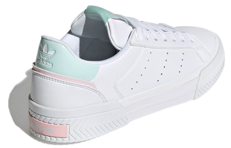 (W) adidas Originals Court Tourino 'White' 圖 4