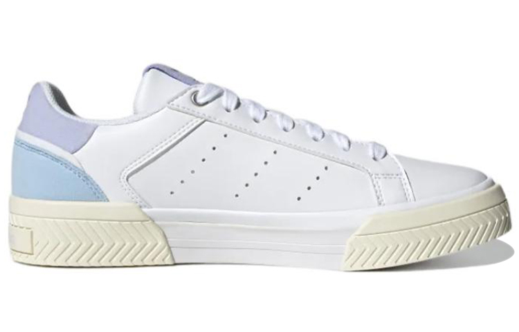 Order adidas originals Court Tourino 舒適 耐磨 板鞋 女款 白藍