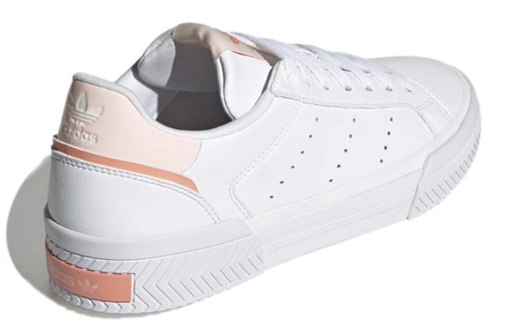 (W) adidas Originals Court Tourino 'White Pink' 圖 4