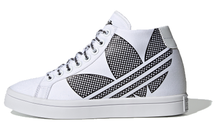 (Women) adidas originals Courtvantage Heel Logo White FU6820