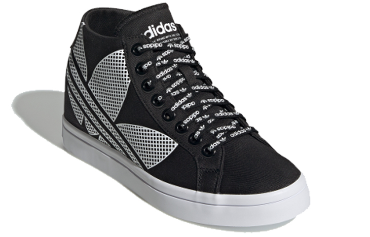 Lookbook (W) 아디다스 오리지널 코트밴티지 힐로고 (흰검) FU6819