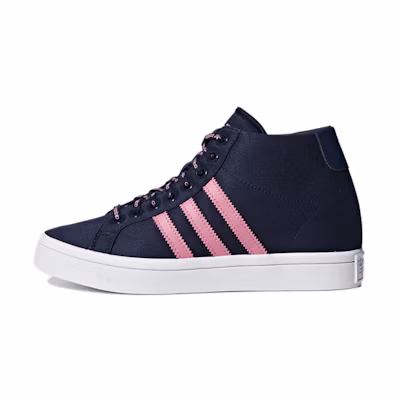 (W) adidas Originals Courtvantage Heel 3ST 'Black White Pink'