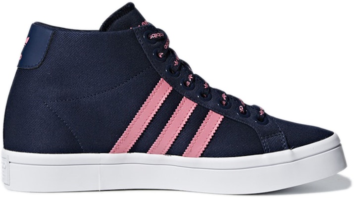 (W) adidas Originals Courtvantage Heel 3ST 'Hitam Putih Merah Jambu' F36310 Order (W) adidas Originals Courtvantage Heel 3ST 'Hitam Putih Merah Jambu' F36310