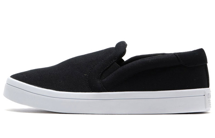 (Women) adidas originals Courtvantage Slip On Black/ 'White' S75171
