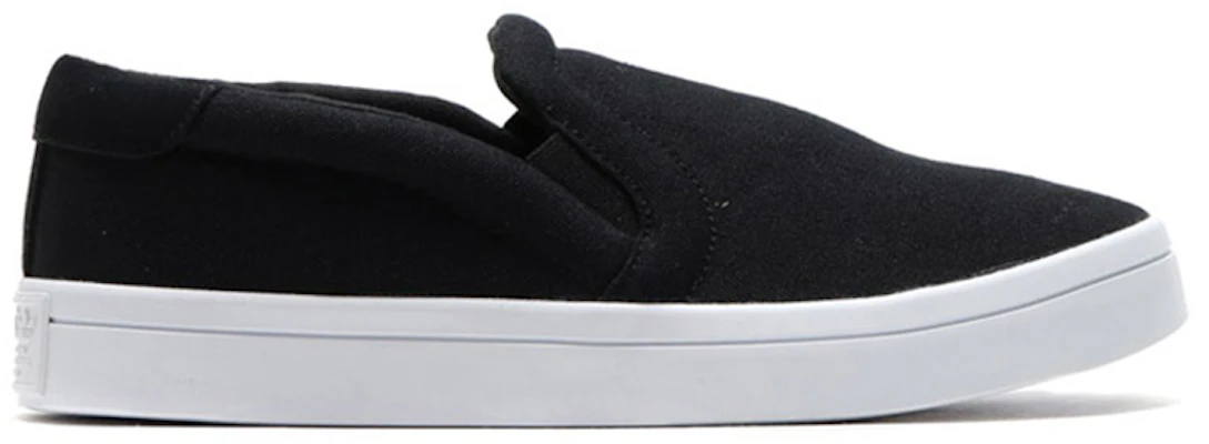 (W) adidas Originals Courtvantage Slip On Zwart/Wit S75171 Order (W) adidas Originals Courtvantage Slip On Zwart/Wit S75171