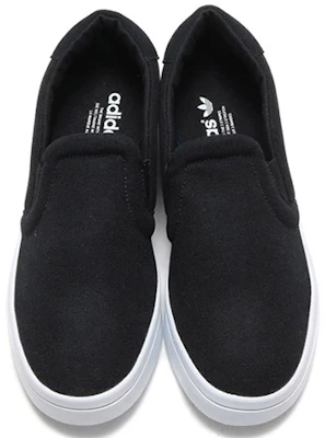 (W) adidas Originals Courtvantage Slip On Zwart/Wit S75171 Purchase (W) adidas Originals Courtvantage Slip On Zwart/Wit S75171