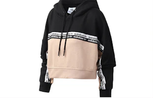 (Women) adidas Originals Cropped Hoodie Pearl Gray Retro Pullover Sweater EC0766 (Women) adidas Originals Cropped Hoodie Pearl Gray Retro Pullover Sweater EC0766