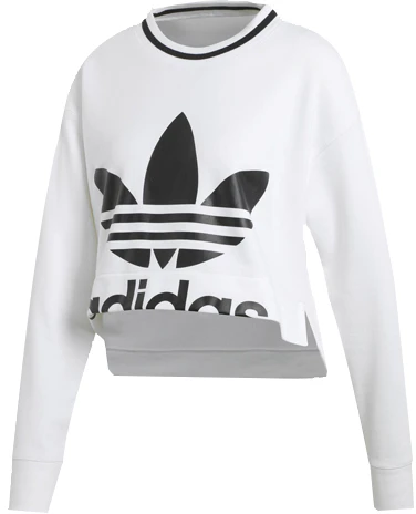 women-adidas-originals-cropped-sweater-white-casual-crewneck-pullover-ed-4759