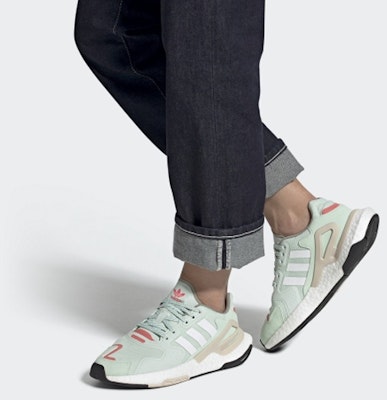 adidas Originals Day Jogger 低幫 運動休閒鞋 女款 綠白橙 Sizing adidas Originals Day Jogger 低幫 運動休閒鞋 女款 綠白橙