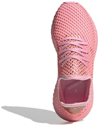 adidas originals Deerupt Runner 潮流百搭休閒 低幫 跑步鞋 女款 粉金 Purchase adidas originals Deerupt Runner 潮流百搭休閒 低幫 跑步鞋 女款 粉金