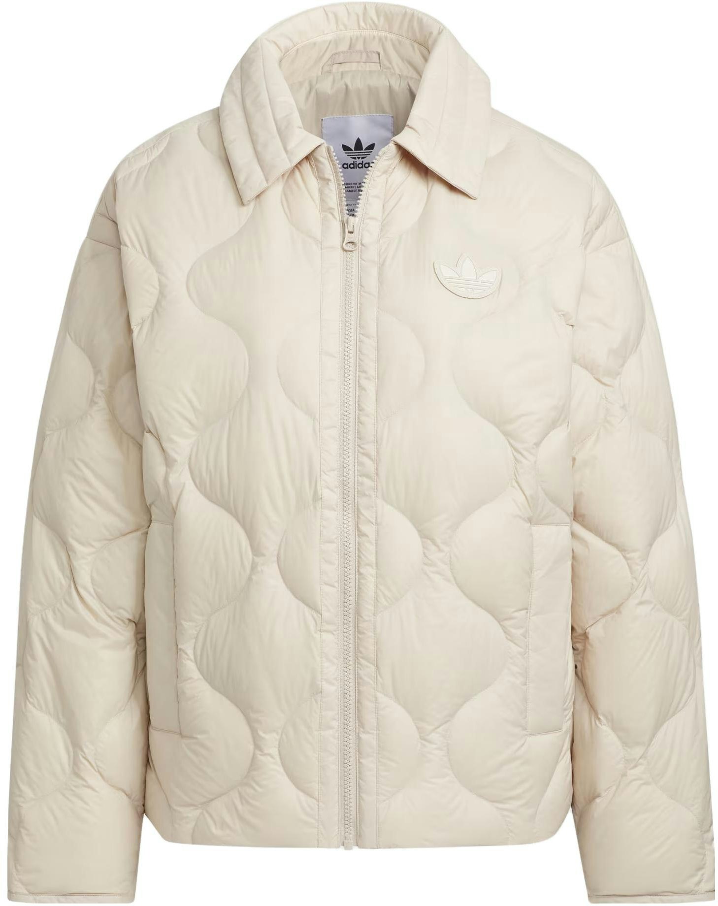 women-adidas-originals-down-short-jacket-off-white-puffer-coat-with-logo-ik-2800