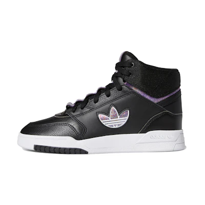 (W) adidas originals Drop Step XL 'Black White Purple'