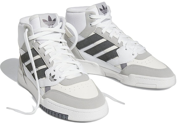 (W) 아디다스 오리지널 드롭 스텝 '화이트 그레이' FZ5718 Lookbook (W) 아디다스 오리지널 드롭 스텝 '화이트 그레이' FZ5718