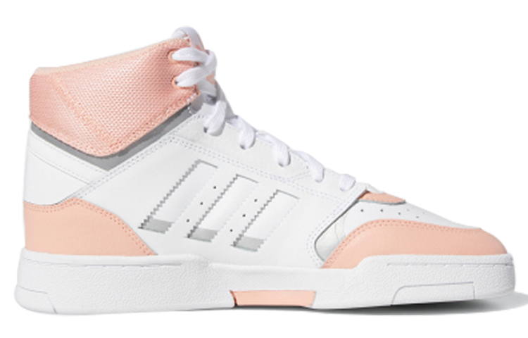 Order adidas originals Drop Step 耐磨防滑 中筒 板鞋 女款 白橙粉