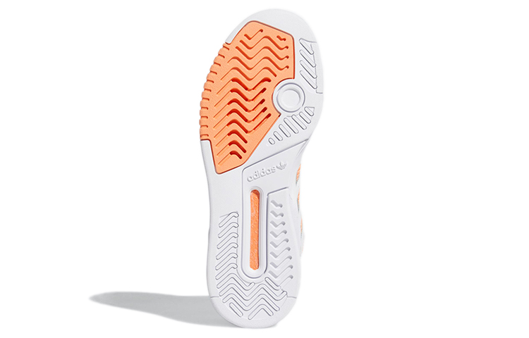 (W) adidas originals Drop Step White/Orange 圖 6