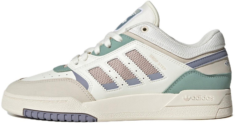 (Women) adidas originals Drop Step Low 'White Green Purple' IE1834 Buy (Women) adidas originals Drop Step Low 'White Green Purple' IE1834
